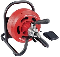 Rothenberger Buisreinigingsmachine | 230 V 300 omw/min (trommel) 440 W | voor buis d. 40-100 mm | 1 stuk - 1000001257 1000001257