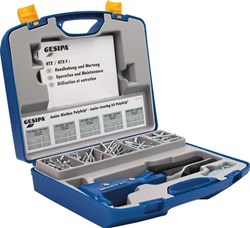 Gesipa Blindklinknagel-assortiment | 352-delig | Tang NTX en PolyGrip®-blindklinknagels a | kunststof koffer | 1 stuk - 1457662 - 1457662