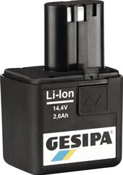 Gesipa Accu | 14,4 V 4 Ah | 1 stuk - 1666441 - 1666441