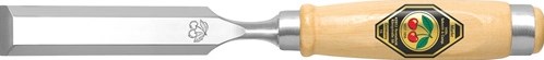 Kirschen Steekbeitel | snedeb. 24mm + 2 stalen klemgereedsch. | heft van wit beukenhout Ulm vorm | 1 stuk - 1001024 1001024