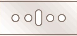 Martor Mes | lengte 39 mm | breedte 18,4 mm | dikte 0,3 mm | 10 stuks - 45.60 45.60a