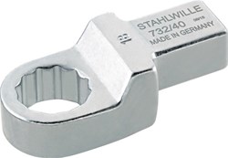 Stahlwille Ringinsteekgereedschap | sleutelwijdte 16 mm 14 x 18 mm | chroom-legering-staal | chroom-vanadium | 1 stuk - 58224016 58224016