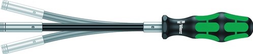 Wera Handbithouder | 1/4 inch met magneet | klinglengte 173,5 mm | mes flexibel 3-componentengreep | 1 stuk - 05028161001 - 05028161001