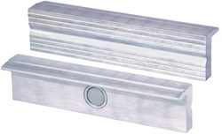 Heuer Beschermbek voor bankschroef | voor bekbreedte 120 mm | ribbelprofiel | aluminium | 1 paar - 110120