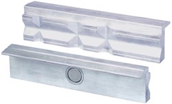 Heuer Beschermbek voor bankschroef | voor bekbreedte 140 mm | prisma's | aluminium | 1 paar - 109140