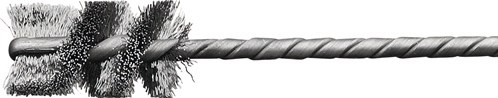 Lessmann Straalborstel | d. 16 mm schacht 3,8 mm | draaddikte 0,12 mm staal | 25 mm | 1 stuk - 56532160 56532160