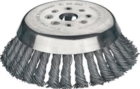 Lessmann Staaldraadborstel | d. 155 mm draaddikte 0,5 mm | staal 12 mm gat 25,4 mm | 10.000 omw/min | 1 stuk - 4752M101 4752M101