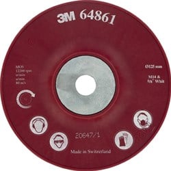 3M Steunschijf | d. 180 mm | M14 | geribd | 1 stuk - 7000032411 7000032411
