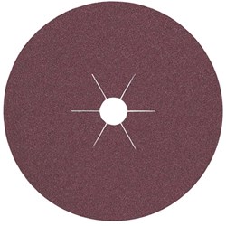 Klingspor Schuurschijf | d. 125 mm korreling 24 | voor hout / metaal | korund | 25 stuks - 11010 11010