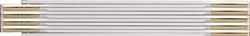 BMI Duimstok | lengte 2 m | breedte 16 mm | EG III | beukenhout wit | 1 stuk - 980904200 - 980904200