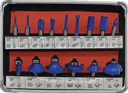 Fisch-Tools HM-bovenfreescassette | 15-delig schacht-d. 8 mm | HM | 1 stuk - 973CT15A - 973CT15A