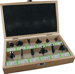 Fisch-Tools Freesset | hardmetaal schacht-d. 8 mm | 12-delig | 1 stuk - 973CT12A06 - 973CT12A06