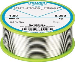 Felder Soldeerdraad | 2 mm | 100 g | Sn100Ni+ | 1 stuk - 5552942010 5552942010