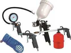 Aerotec Persluchtcompressor, toebehorenset | inhoud 5-delig | 1 stuk - 2005840 2005840