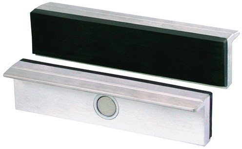 Heuer beschermbek voor bankschroef | voor bekbreedte 100 mm | rubber laag | aluminium | 1 paar - 112100 112100