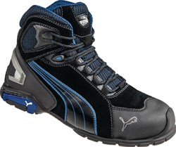 Puma Veiligheidslaars | maat 42 zwart/blauw | S3 SRC EN ISO 20345 | velours | 1 stuk - 63.225.0-42 63.225.0-42