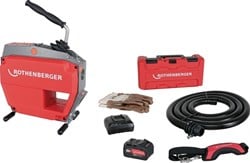 Rothenberger Accu-pijpreingingsmachine | voor buis d. 20-150 mm | 18 V 8 Ah | 1 stuk - 1000003372 1000003372