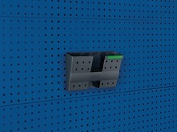 Bott Documentenhouder | DIN A4 dwars kunststof | B340xD100xH213 mm | geschikt voor geperforeerde platen | 5 stuks in zak - 14014029.19 14014029.19