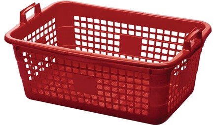 Lockweiler Korf | L800xB535xH300mm | 85 l polyethyleen rood | 1 stuk - 103968042 103968042