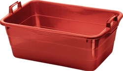 Lockweiler Kuip | L800xB535xH300mm | inhoud 85 l | PE rood | 1 stuk - 103958042 103958042