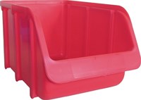 Hunersdorff Magazijnbak | L242/203xB146xH127mm | PP rood | stapelbaar | 26 stuks - 673100 673100