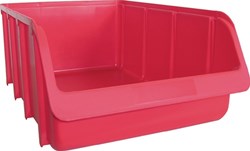 Hunersdorff Magazijnbak | L489/422xB312xH184mm | PP rood | stapelbaar | 7 stuks - 675100 675100