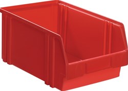 LA-KA-PE Magazijnbak | L290/266xB140xH130 mm | PS rood | 25 stuks - LK3A ROT LK3A ROT