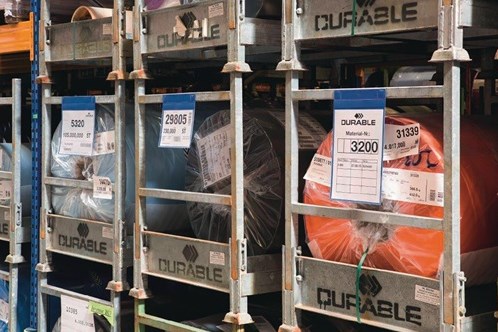 Durable Documentenzak | B297xH210 mm DIN A4 dwars | met 2 Neodym-magneten | blauw | pak a 10 stuks - 174807 174807