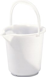 Hunersdorff Emmer | 10,5 l hogedruk-polyethyleen natuur | kunststofbeugel | d. 286 mm | hoogte 283 mm | 1 stuk - 941100 941100