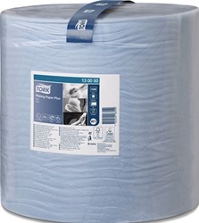 Tork Poetsdoek | L340xB369ca. mm | blauw | 2 laags, hybride | wiel | 1 stuk - 130050 130050