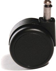 Topstar Wielen | voor zachte legplanken wiel-d. 55 mm | passend voor bureaudraaistoel | stiftlengte 25 mm stift-d. 10 mm | 5 st./zak | 1 stuk - 6990-4 6990-4