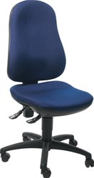 Topstar Bureaudraaistoel | met permanent contact | royalblauw 420-550 mm | zonder armleuningen draagvermogen 110 kg | 1 stuk - 8170G26 8170G26