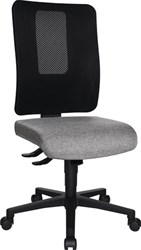 Topstar Bureaudraaistoel | met synchroontechniek | zwart/lichtgrijs 460-560 mm | zonder armleuningen draagvermogen 110 kg | 1 stuk - OX1000 G230 OX1000 G230