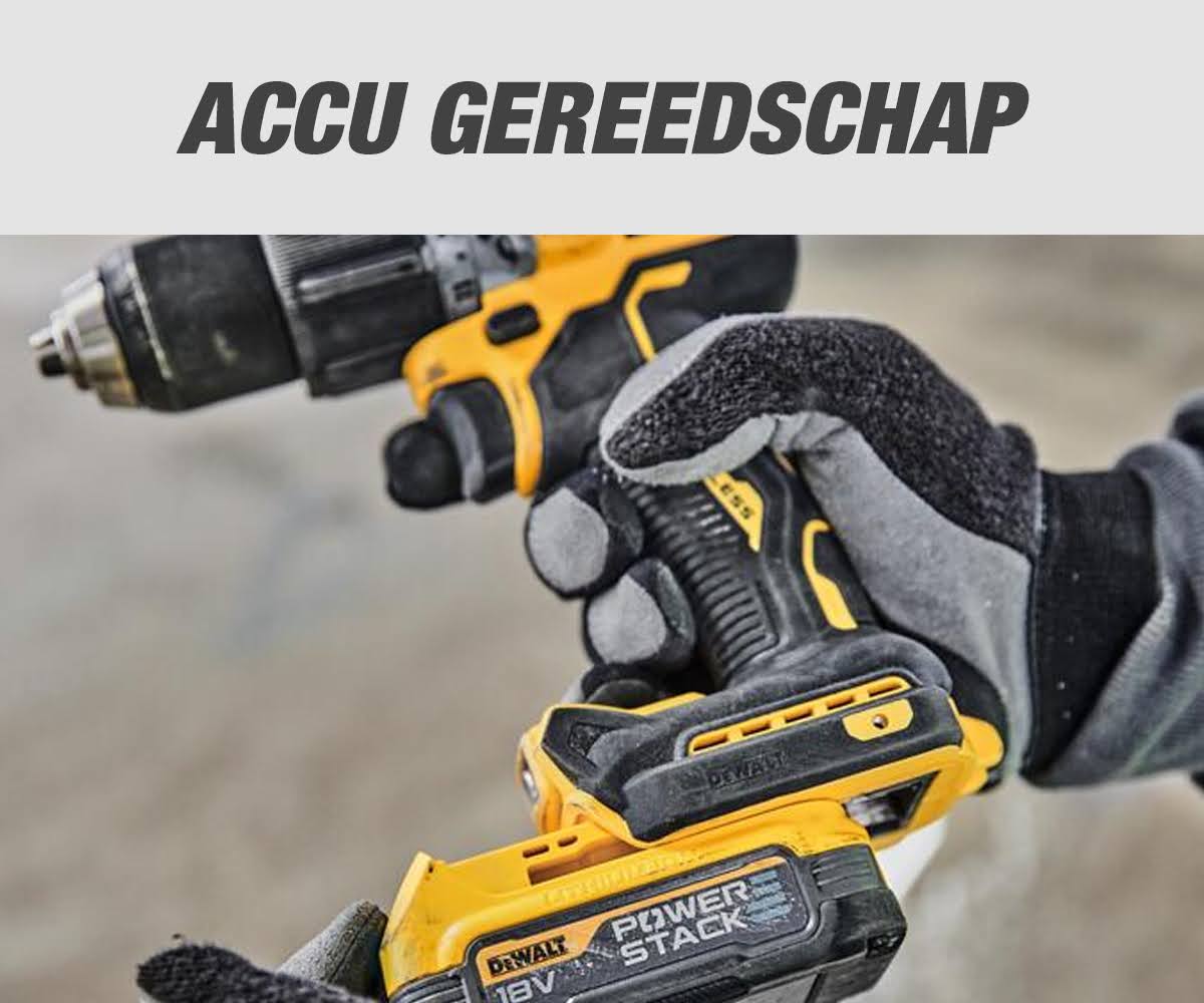 Menu - Homepage - Accu gereedschap