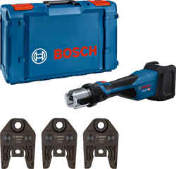 Bosch Blauw GPT 18V-32 Accu Perstang | 3x Persbekken TH | In XL-Boxx - 06019M2104