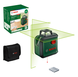 Bosch Groen AdvancedLevel 360°-lijnlaser | Inclusief Batterijen - 0603663BZ0