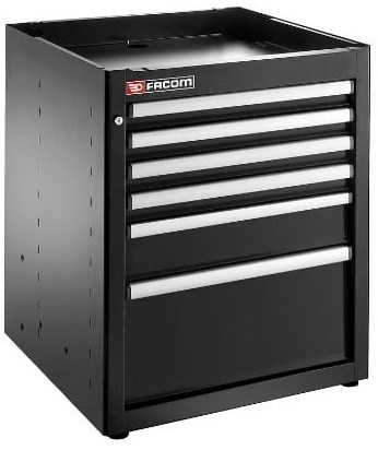 Facom Ladeblok | 6 lades | zwart | JLS3-MBS6TBS JLS3-MBS6TBS-2ekans