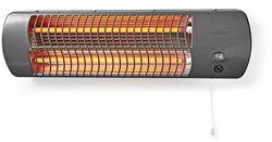 Nedis Badkamer verwarming | 1200 W| X4 | Grijs | 1 stuk - HTBA10GY - HTBA10GY-2ekans
