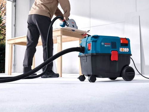 Bosch Blauw GAS12-25LS BE Stofzuiger (Slang 3,1, 2x buis, vloermondstuk, spleetmondstuk, machineadapter, fleecezak) - 06019S31W0-2