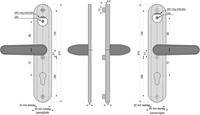 Lips ZSB60-35* Basis zorgslot zonder privacy | DM 60mm | krukmodel 10 - 10019276-2