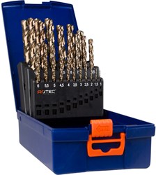 Rotec Spiraalborenset '107', DIN338, UNI-3, 25-dlg, ø1-13 ABS - 900.0057K