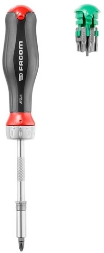 Facom Protwist Bitschroevendraaier met ratel | Incl. 15 bits ATCL.1PB