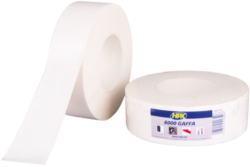 HPX Gaffer 6000 tape | Wit | 100mm x 50m - AW10050 | 12 stuks AW10050