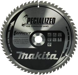 Makita Accessoires Afkortzaagblad Hout | Efficut 305x30x2,15 60T 10g - B-67309 B-67309