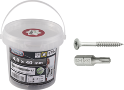 Connex Tx-Schroef 4.0X40 Rvs Emmer 175St - B30136