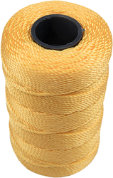 Werkzeyt Pp Touw 1Mm/8Kg Geel Bobijn/125M - B34179