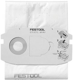 Festool Accessoires FILTERZAKKEN CTL MINI (5x) | 498410-3