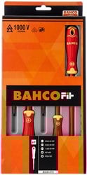 Bahco 5 dlg. geisoleerde  schroevendraaier slot-pz | B220.015