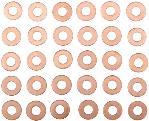 Bahco Sets van 30 ringen voor injectoren 15 mm x 7.5 mm x 1 mm - BE1305P450WS02