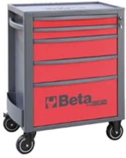 Beta RSC24/5-R | Gereedschapswagen | 5 laden | Rood - 024004053